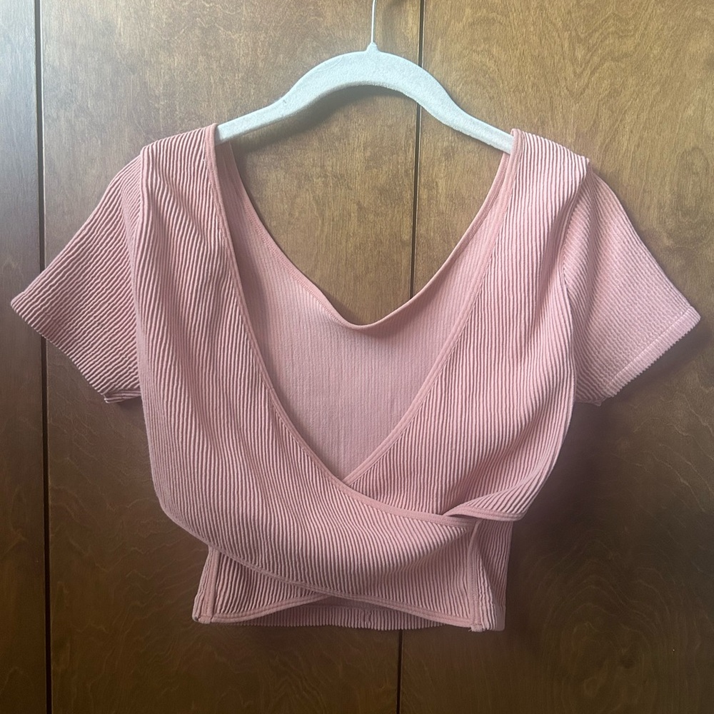Pink Crop Top